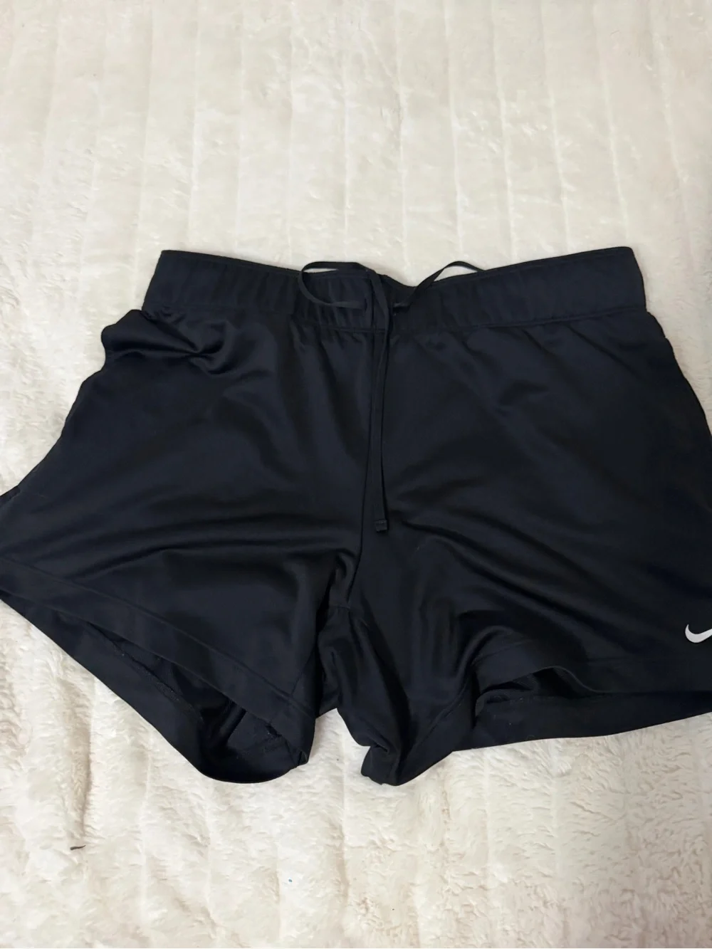 Nike Black Women's Athletic Running Shorts with Drawstring